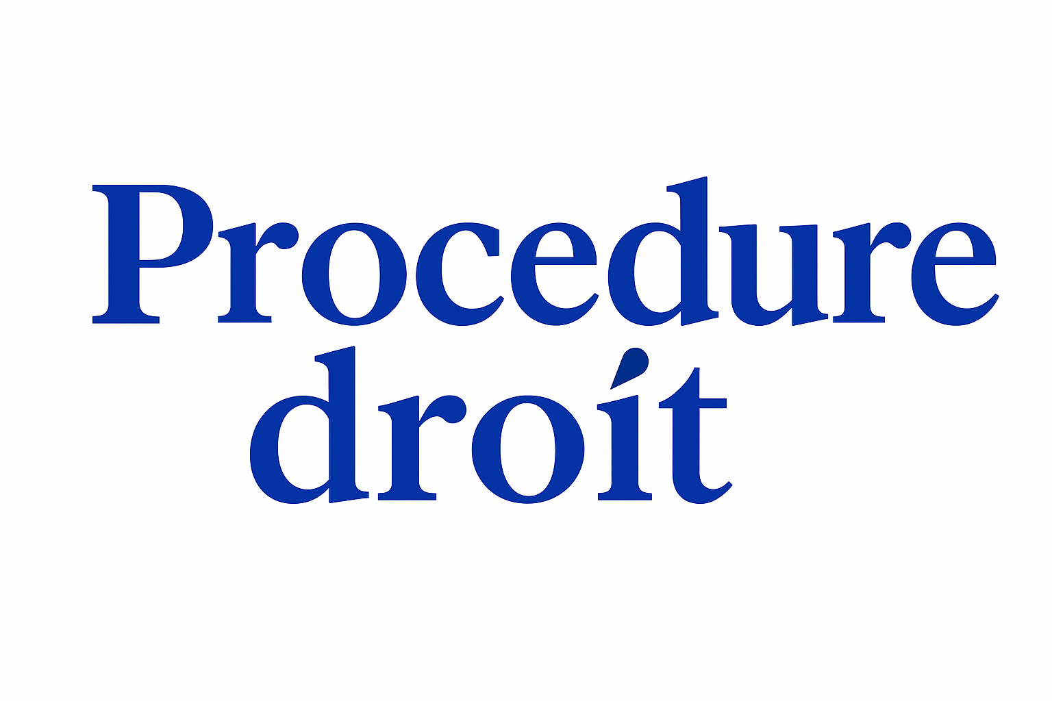 Procedure Droit