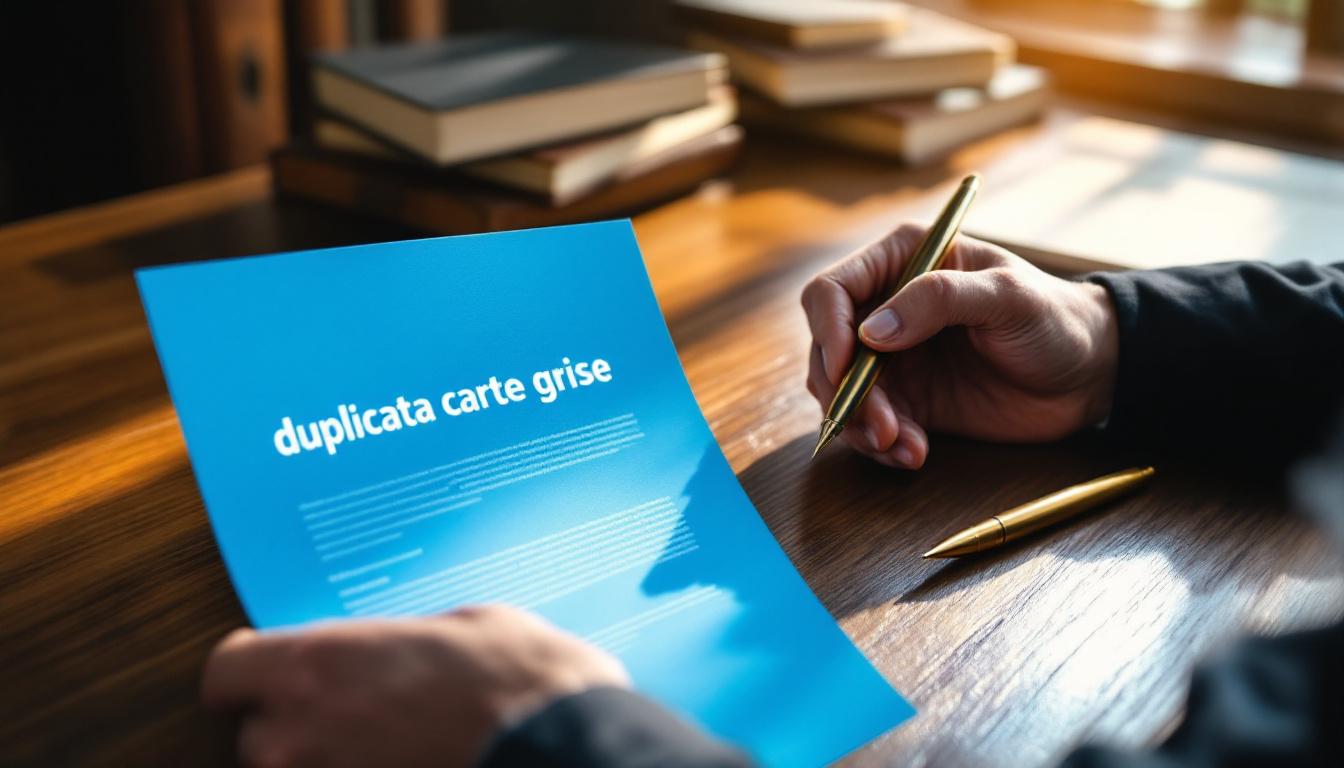 Pourquoi demander un duplicata carte grise en 2026 est essentiel